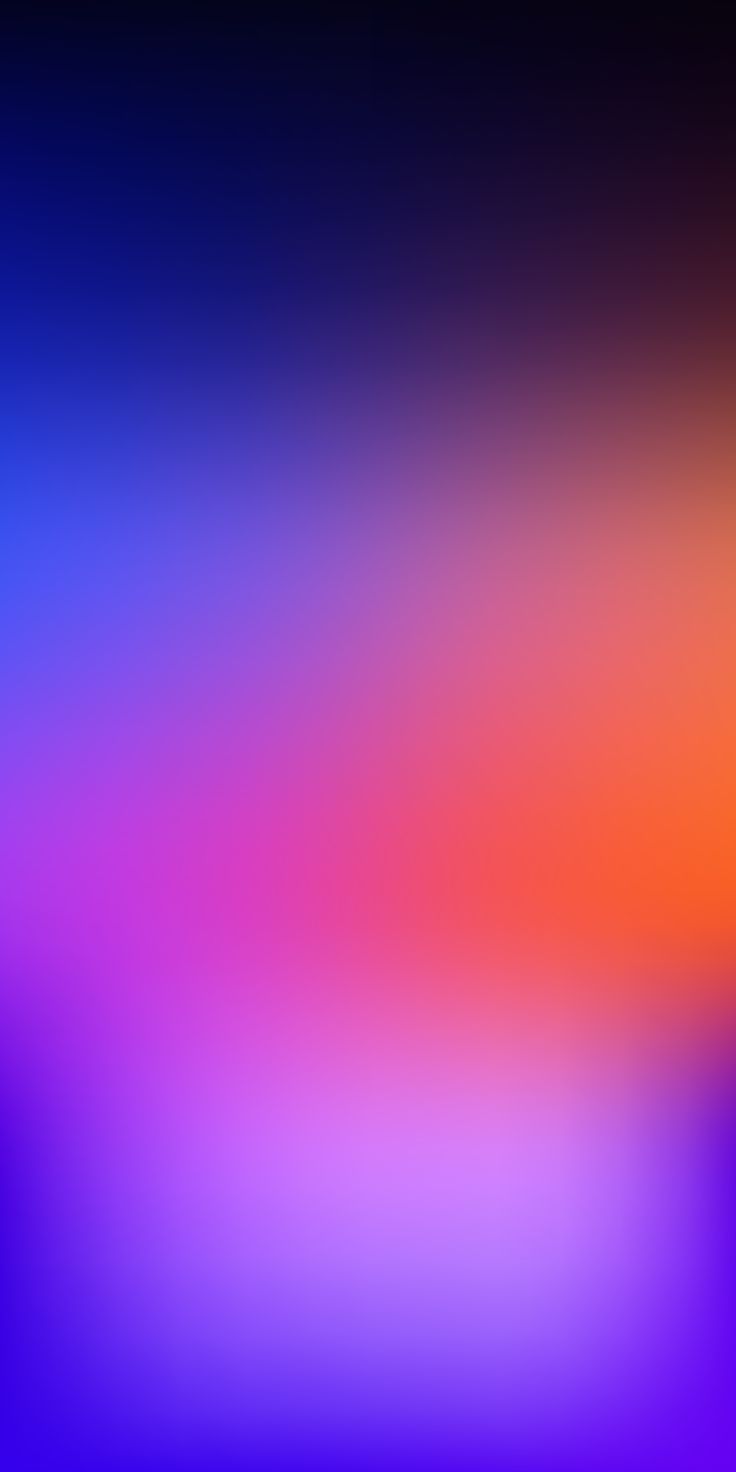Orange Glow on Violet