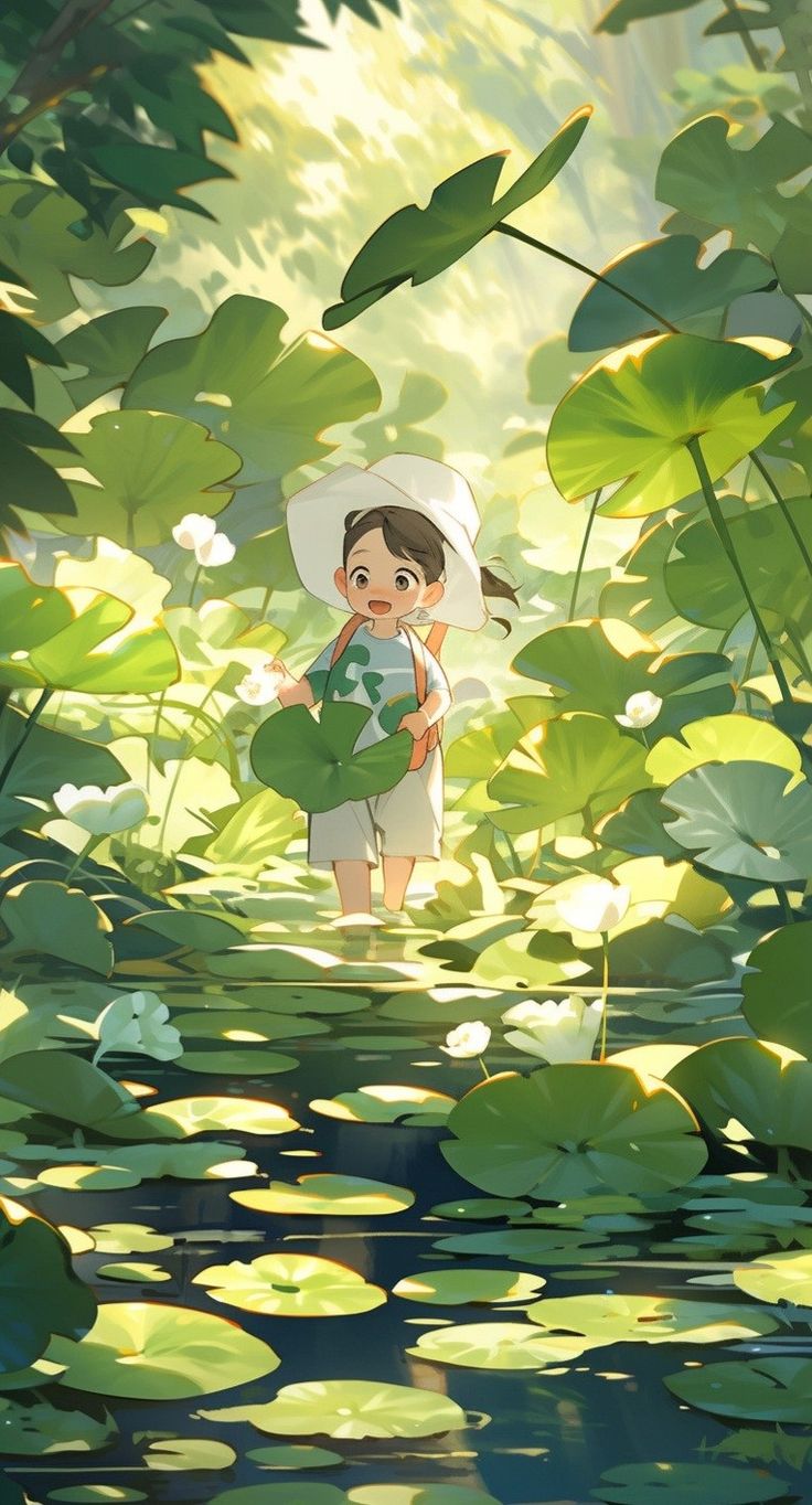 Anime Lily Pad Pond