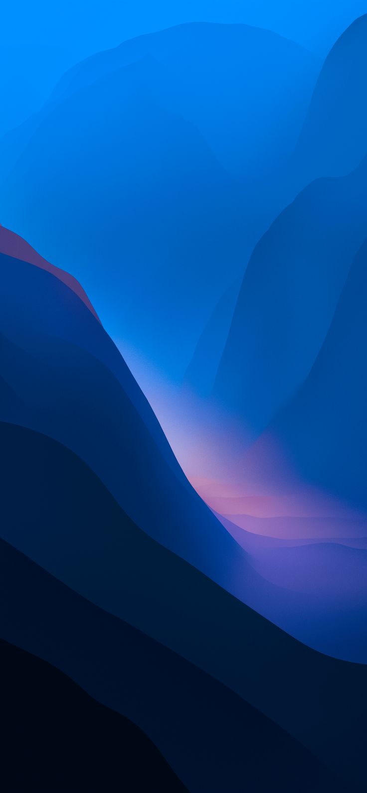 Deep Blue Folds
