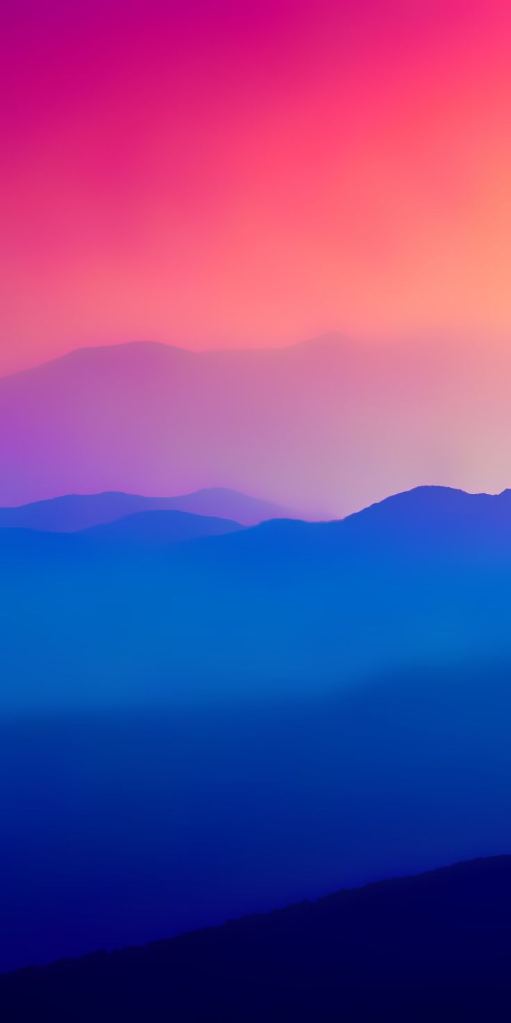 Pink Sky, Blue Mountains