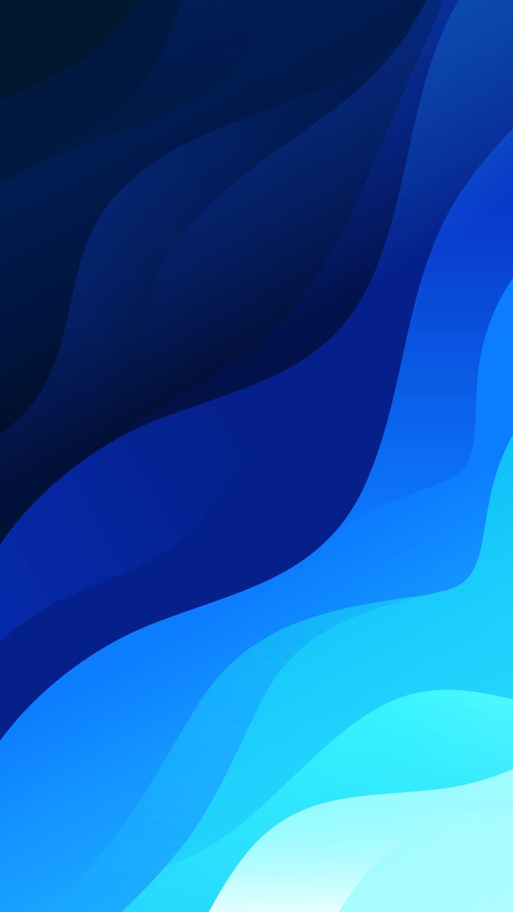 Blue Layered Waves