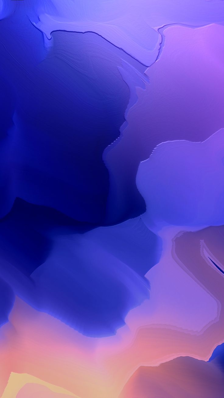 Swirling blue, violet and peach ink shapes.