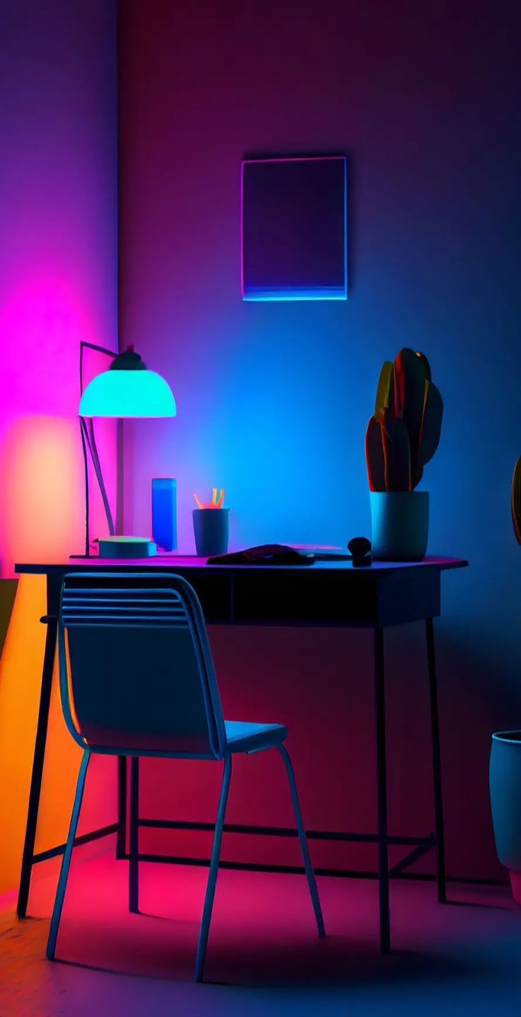 Neon Desk