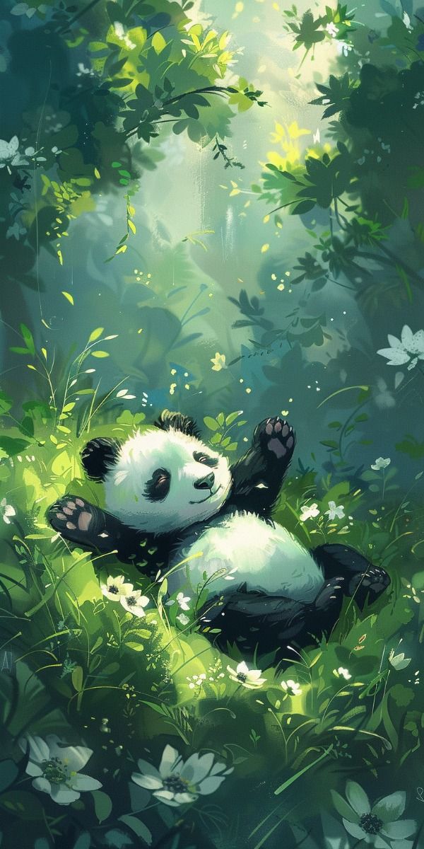 Playful Forest Panda