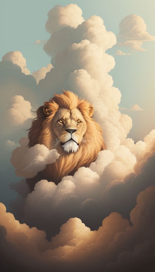 Lion in the Clouds