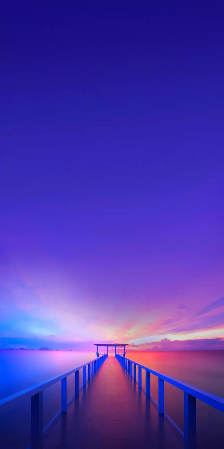Pier into a Purple Sunset