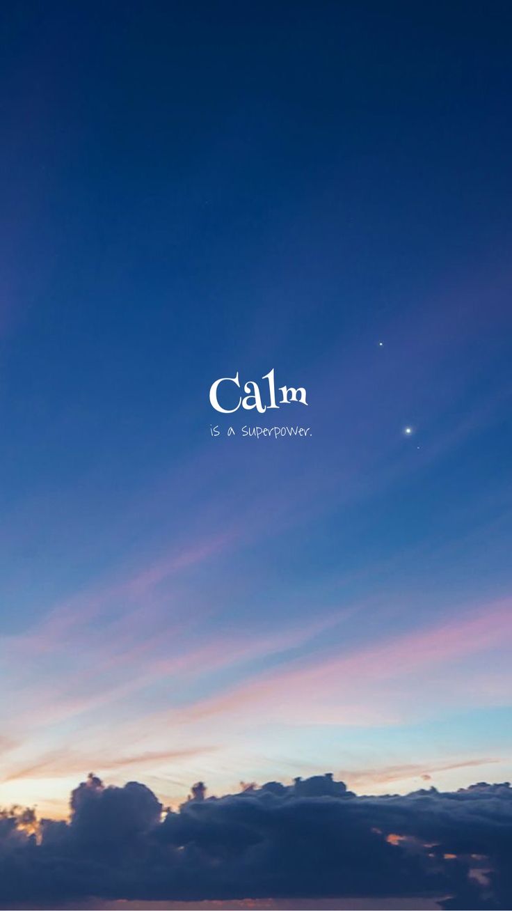 Calm Evening Sky