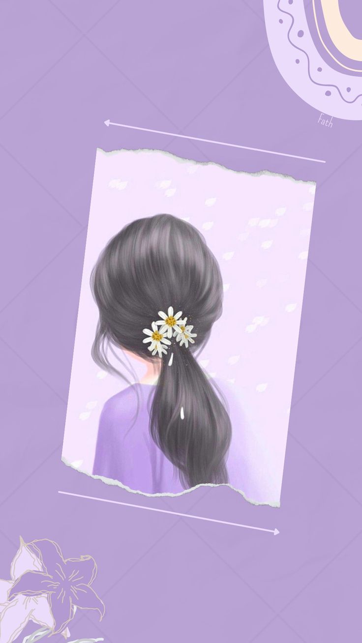 Girl with a Flower Clip