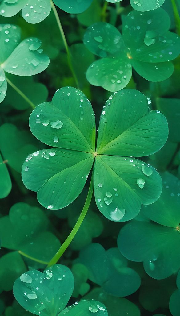 Dewy Shamrocks