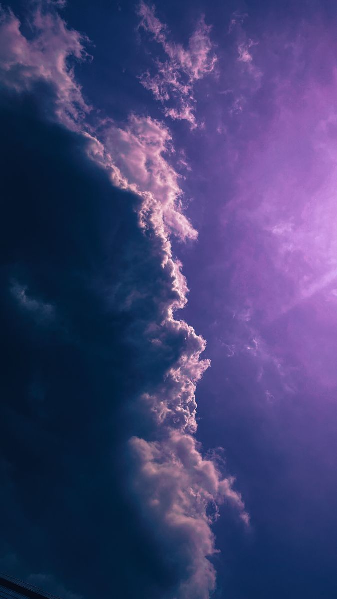 Purple Storm Clouds