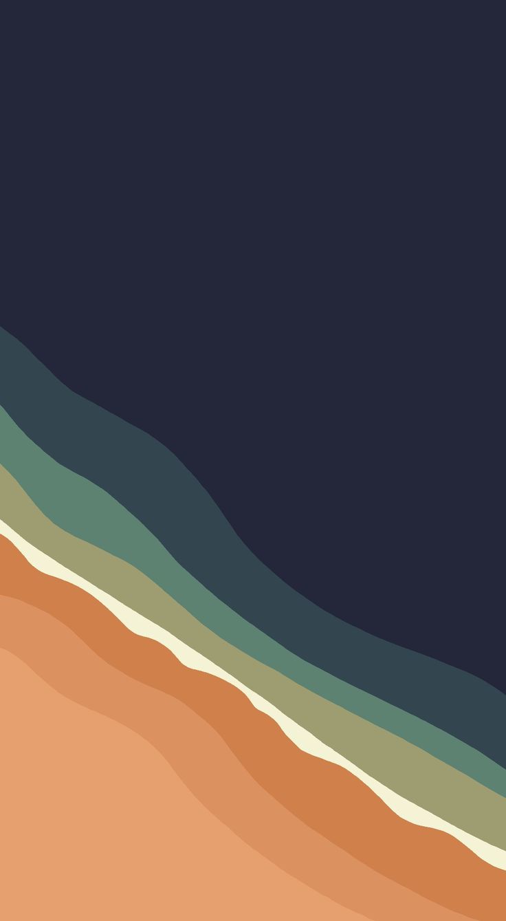 Diagonal bands of navy, sage, cream and tan like layers of sand.
