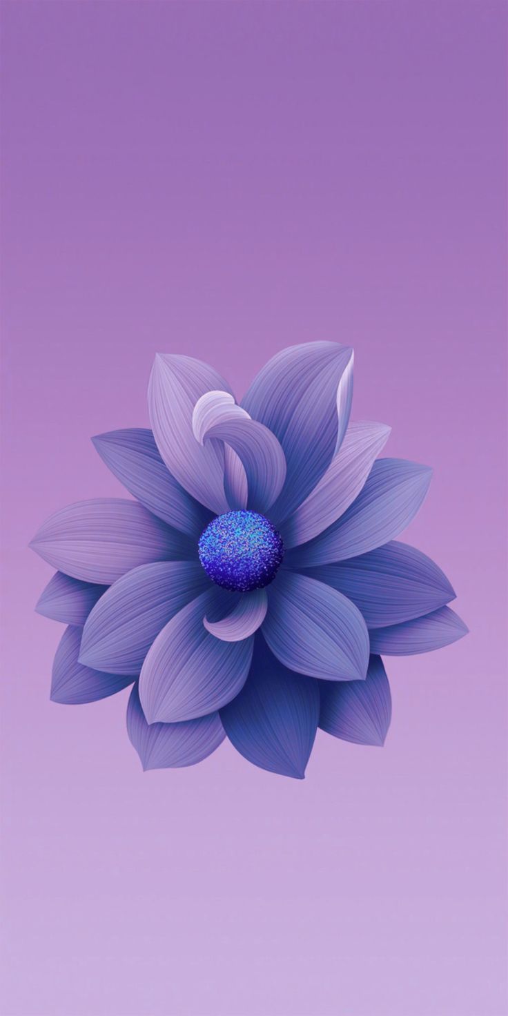 Violet 3D Flower