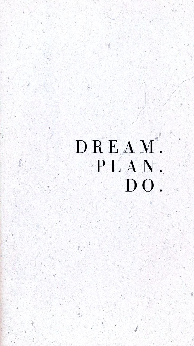 Dream Plan Do Paper