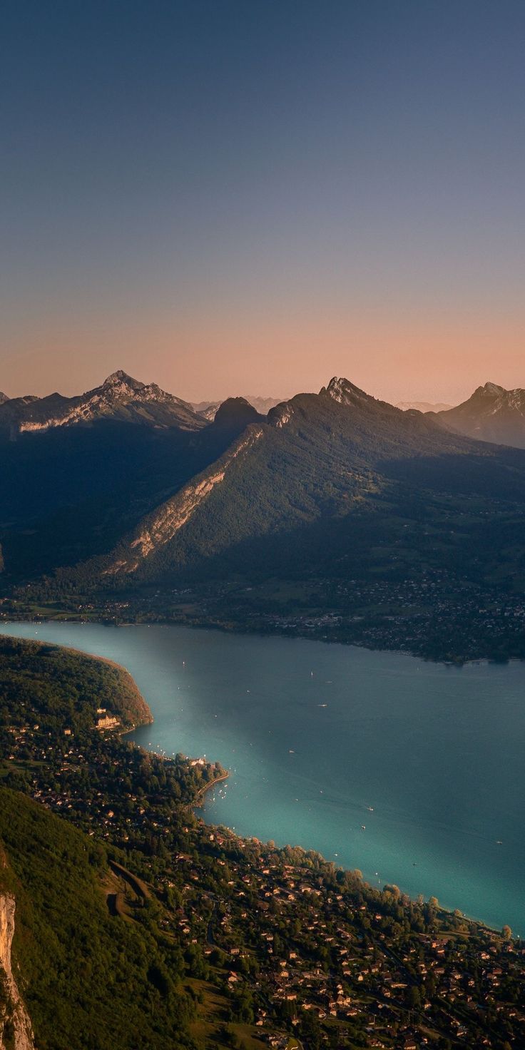 Mountain Lake at Dusk