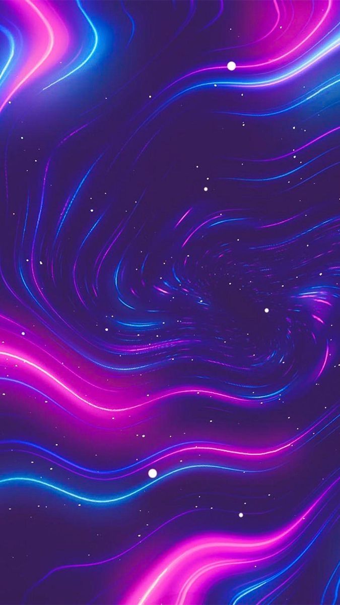 Neon Galaxy Swirls