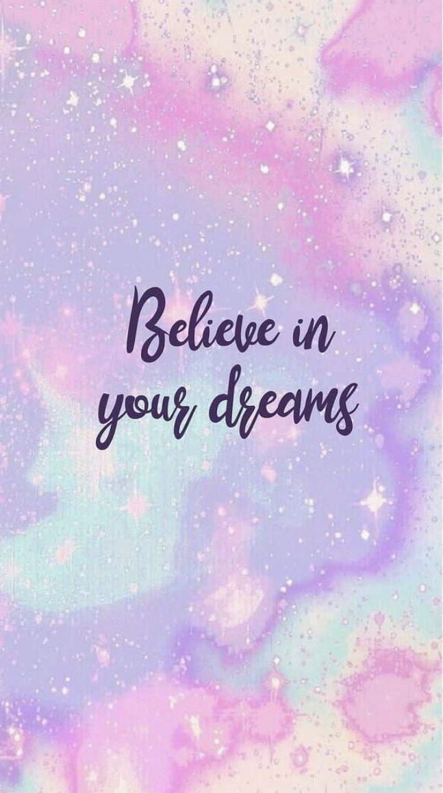 Believe in Your Dreams Watercolour