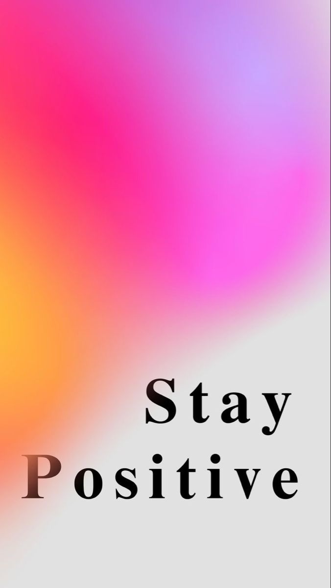 Stay Positive Pink