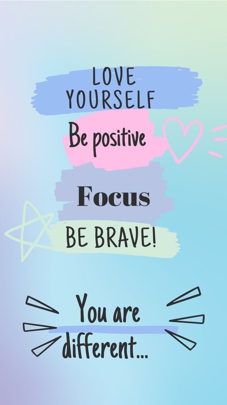 Love Yourself, Be Brave