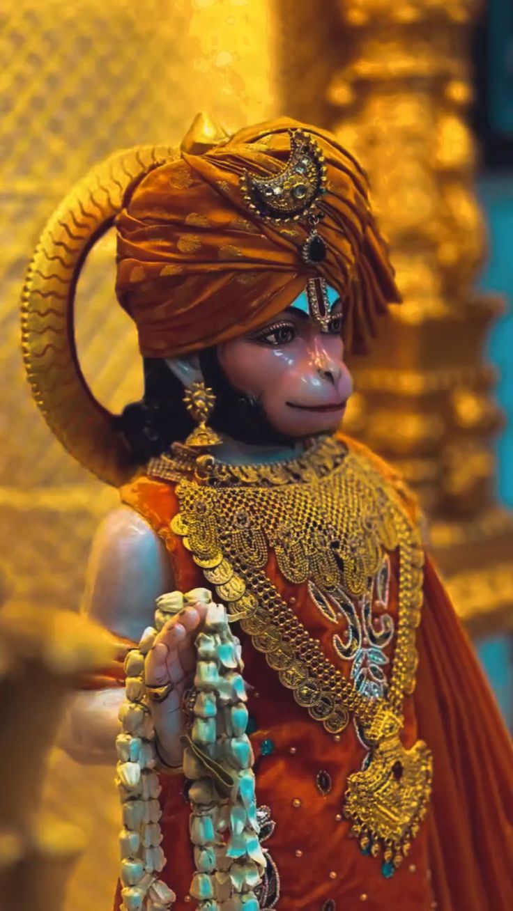 Lord Hanuman in Gold
