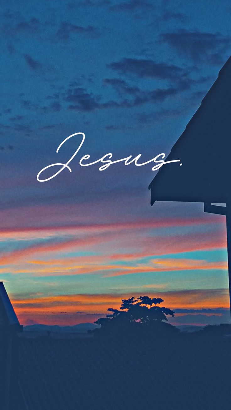 Jesus at Sunset