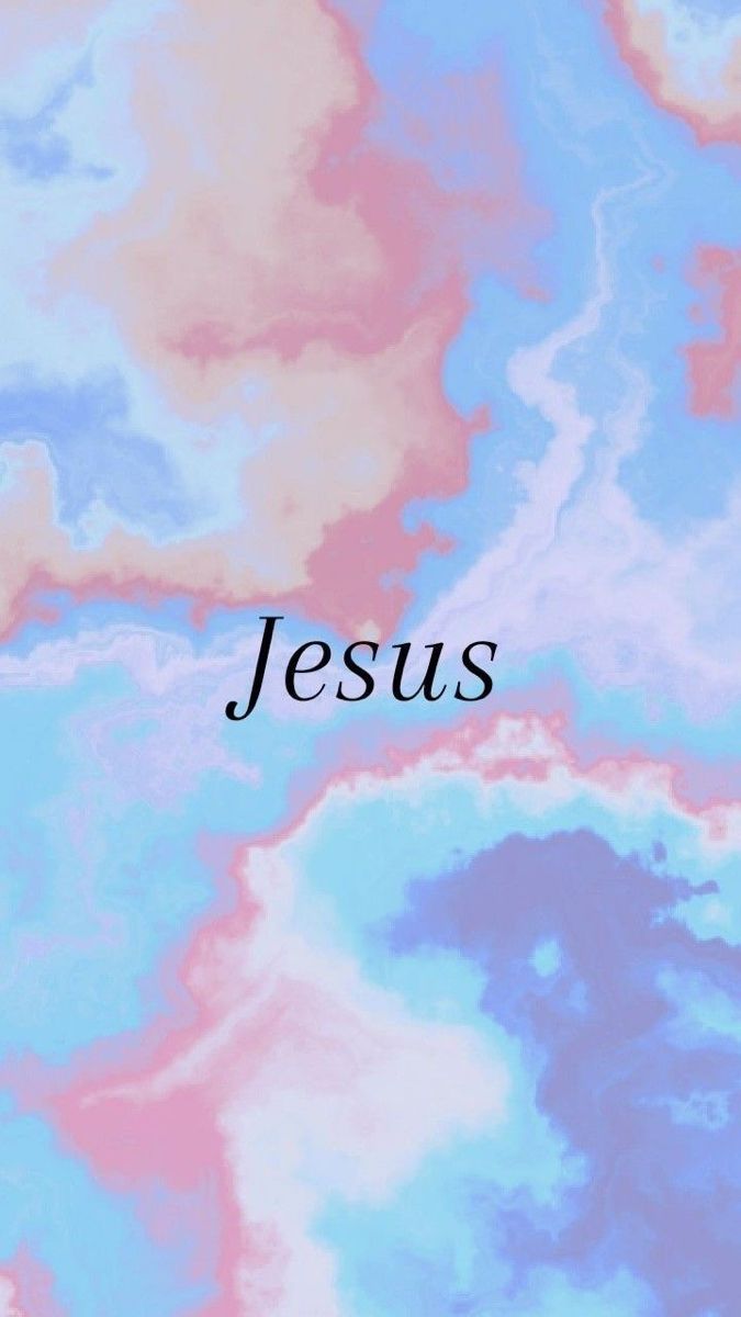 Jesus on Pink Marble