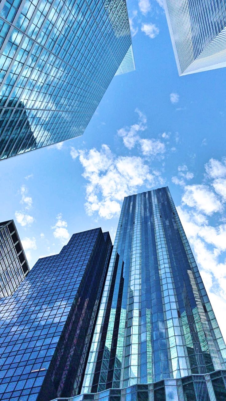 Skyscrapers Looking Up