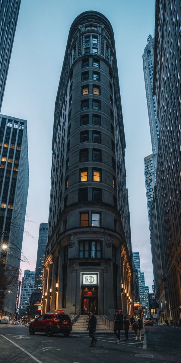 Corner Tower at Dusk