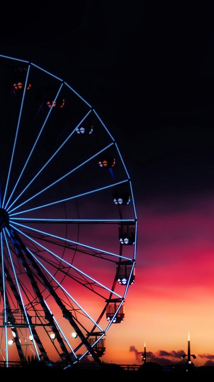 Ferris Wheel Sunset