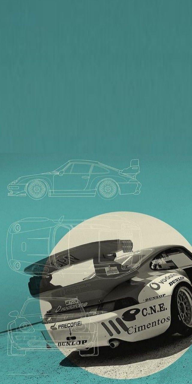 Porsche Race Car Sketch